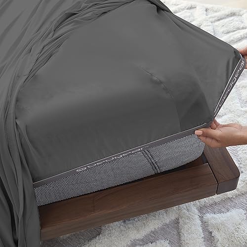 Miniatura 3 de Bedgear Dri-Tec - Juego de sábanas para personas que duermen con calor, absorben la humedad, regulación de temperatura, incluye sábana bajera,