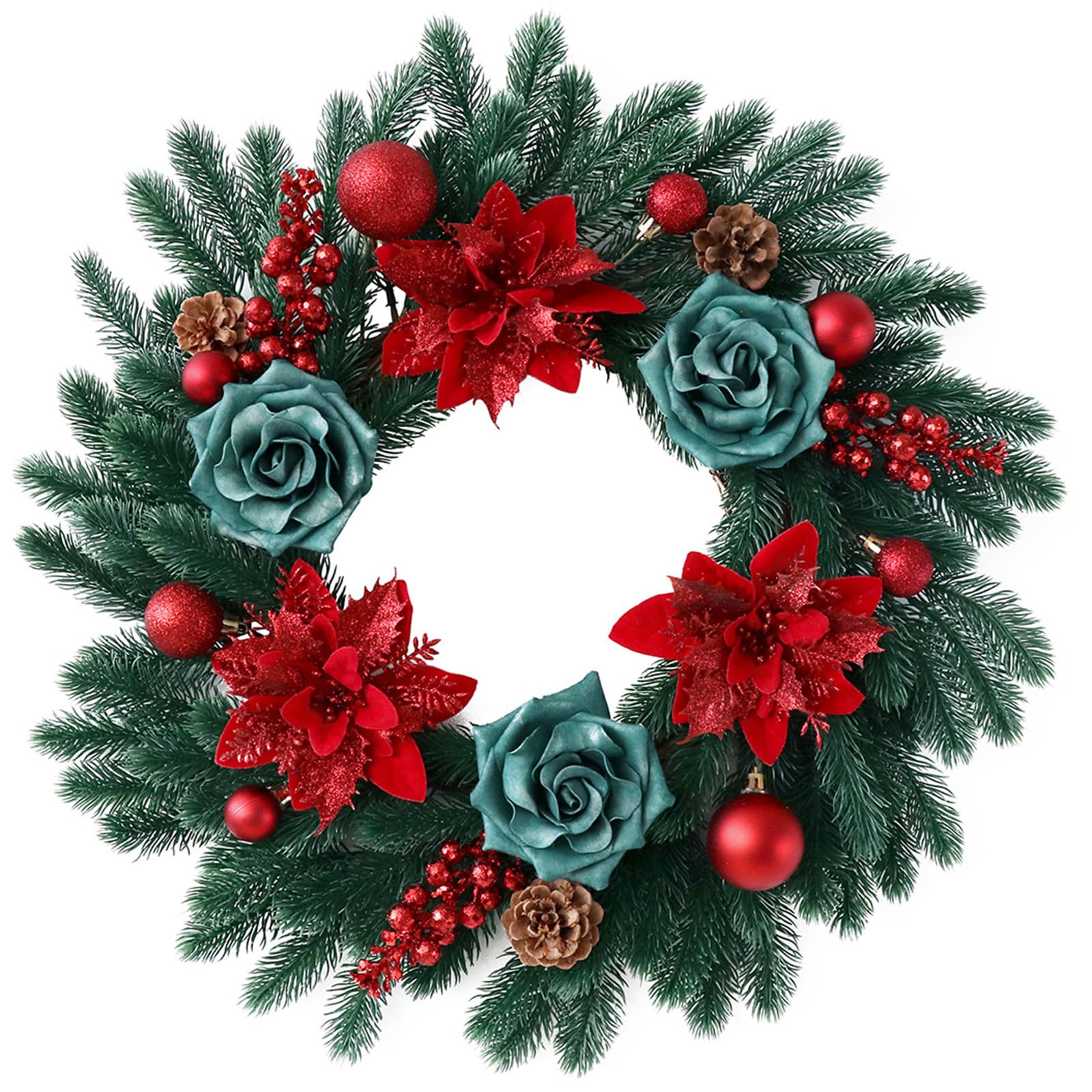 Tsophreniq Door Wreath Winter Holiday for Front Door Porch Backyard Christmas Festival Decorations Christmas