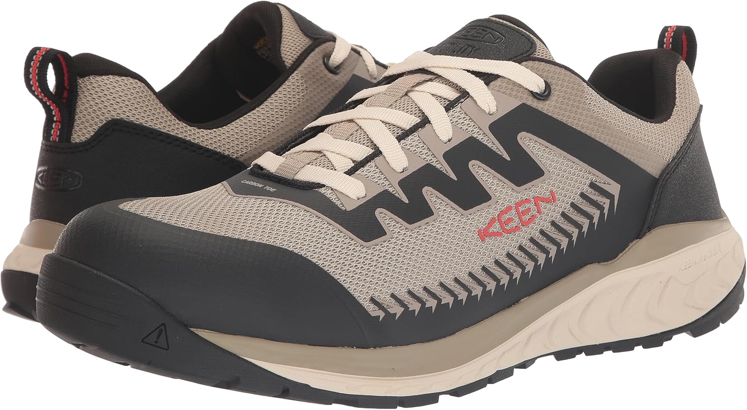 KEEN Utility Mens Arvada Low Height Composite Toe Breathable Industrial Work Sneakers - Image 7