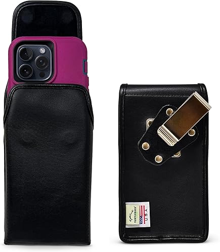 Miniatura 1 de Turtleback Funda para cinturón diseñada para iPhone 14 Pro Max, 14 Plus, 12 y 13 Pro Max, compatible con OB Defender o fundas voluminosas, funda