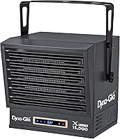 Vista 2 de Calentador eléctrico de garaje de doble potencia de 15,000 W