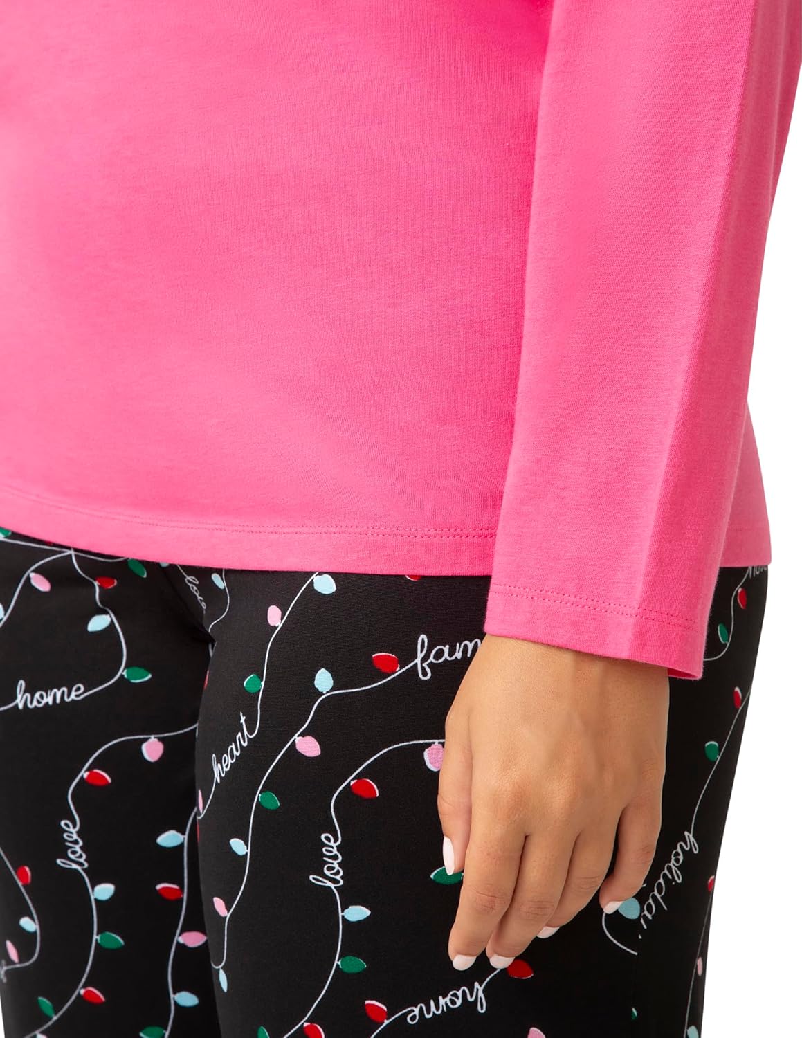 HUE womens Sleep and Lounge Pajama Separates, Christmas and Holiday Collection - Image 4