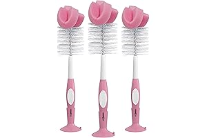 Dr. Brown's Reusable Baby Bottle and Accessories Sponge Cleaning Brush Set