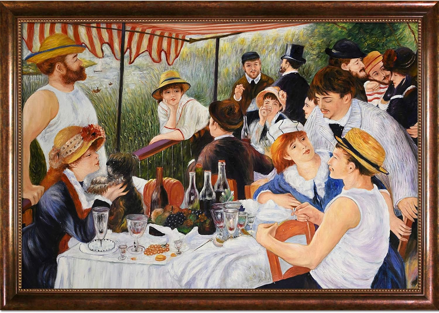 Огюст ренуар завтрак гребцов описание картины