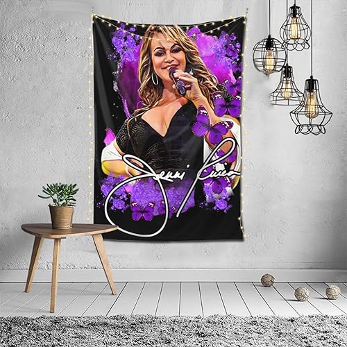 Miniatura 5 de GJRESOU Tapiz Jenni Singer Rivera para colgar en la pared, póster para sala de estar, dormitorio, dormitorio, decoración de fiesta, 40 x 60 pulgadas