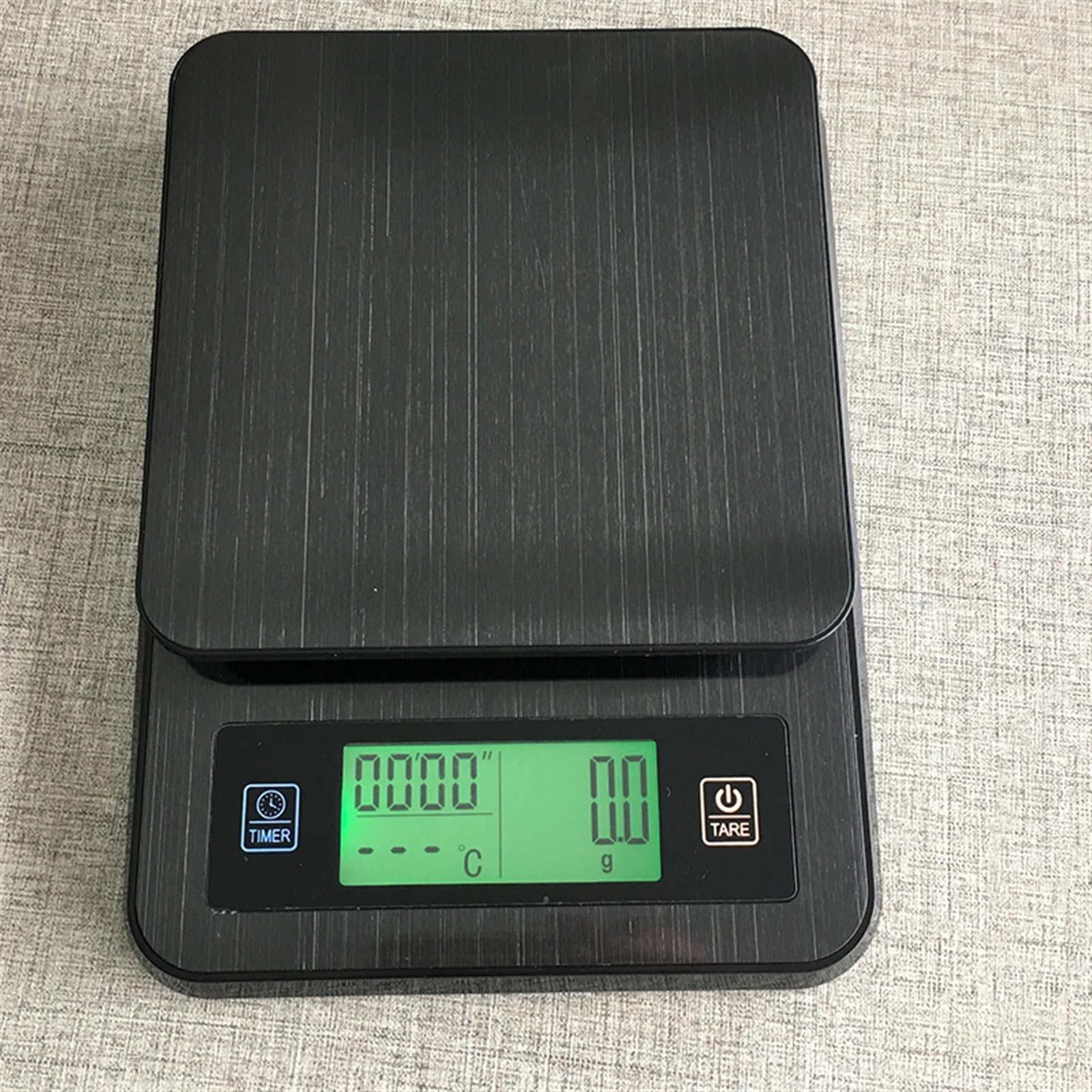 Báscula Digital LCD Electrónica De 3kg/0,1g, Balanza Cocina, Joyería Café Con Temporizador, Sonda Medición Temperatura For El Hogar Medición Precisa Esfuerzo