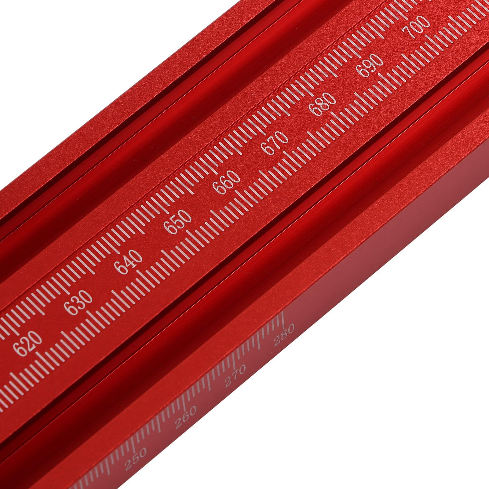 zestaw 8 prowadnic równoległych do piły tarczowej, szyna 2400 milimetrów ze stopu aluminium, precyzyjna skala laserowa, prowadnice do prostych cięć