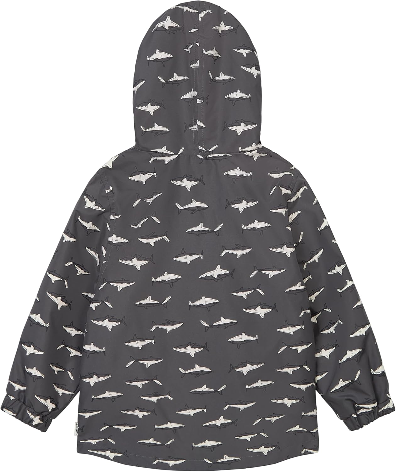 Carter's Toddler & Little Girls' Midweight Fleece Lined Hooded Raincoat Rain Jacket