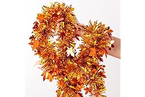 Thanksgiving Tinsel Garland: Adorn Your Home with Festive Fall Décor