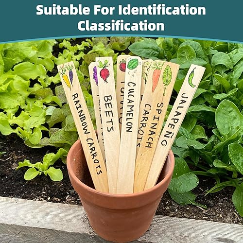 Miniatura 5 de WISYOK Paquete de 30 palitos de pintura de 12 pulgadas, palos de pintura de madera para mezclar, palitos grandes para manualidades, agitadores de