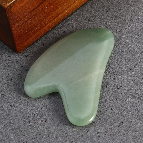 Miniatura 9 de Rosenice Herramientas de masaje de aventurina para raspar masaje, tabla de piedra natural, piedra de guasha para SPA acupuntura