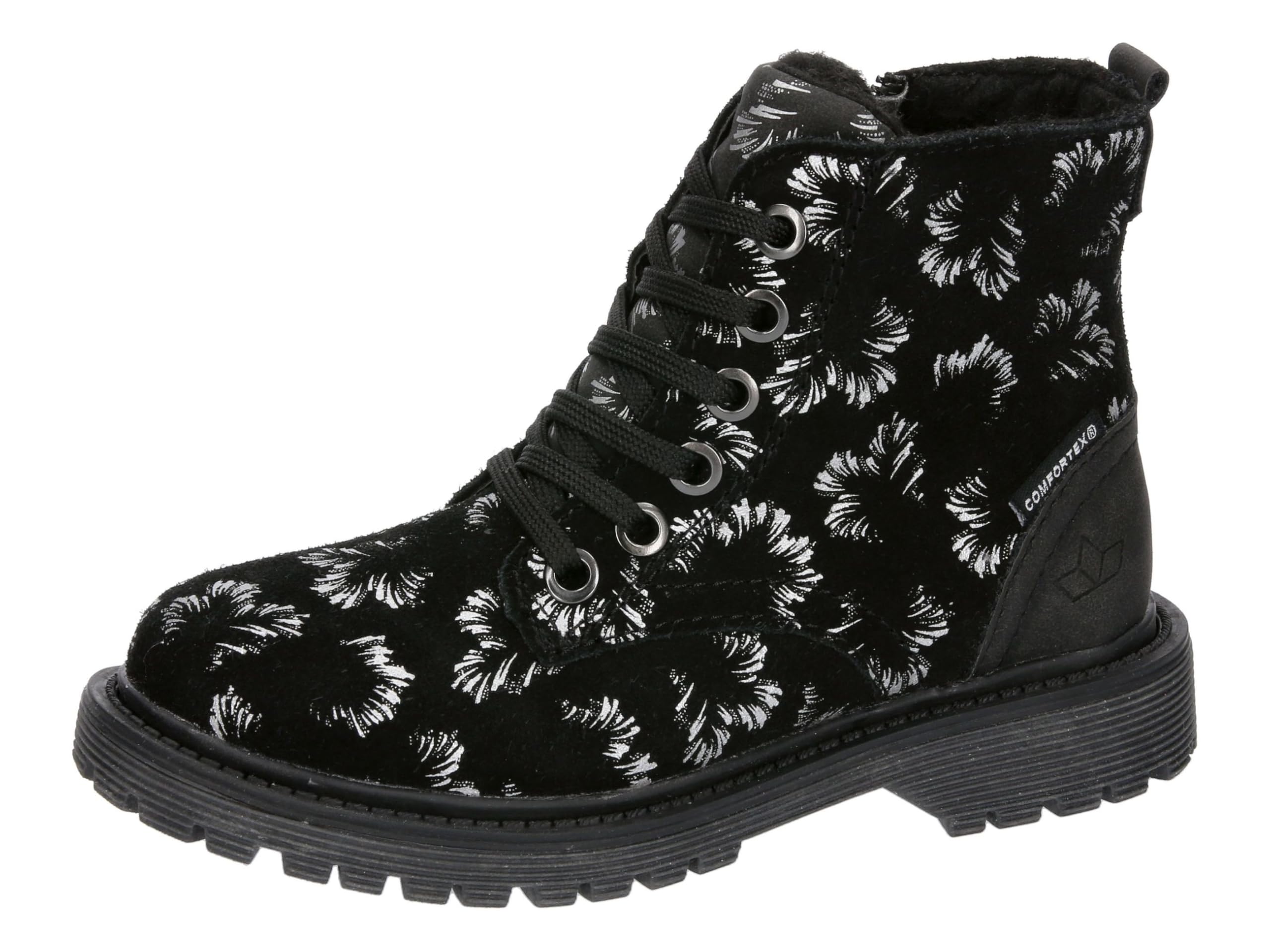 Lico Girls Malati Snow Boots, black silver, 10 UK Child