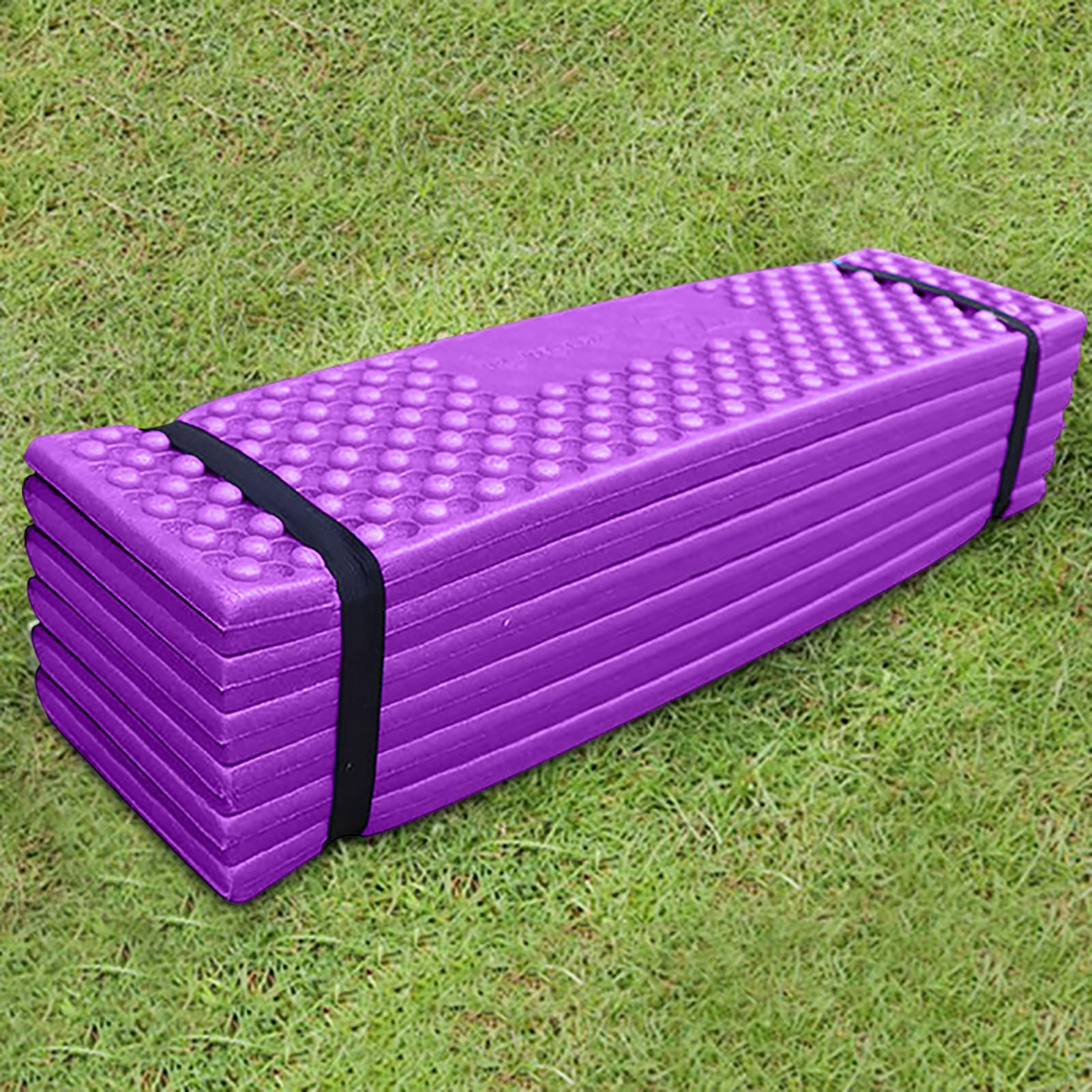 Matelas de voyage pliable – Base pour dormir sur le terrain, couche de confort pliable et légère | Support résistant pour toutes les saisons dans les zones sauvages pour la marche