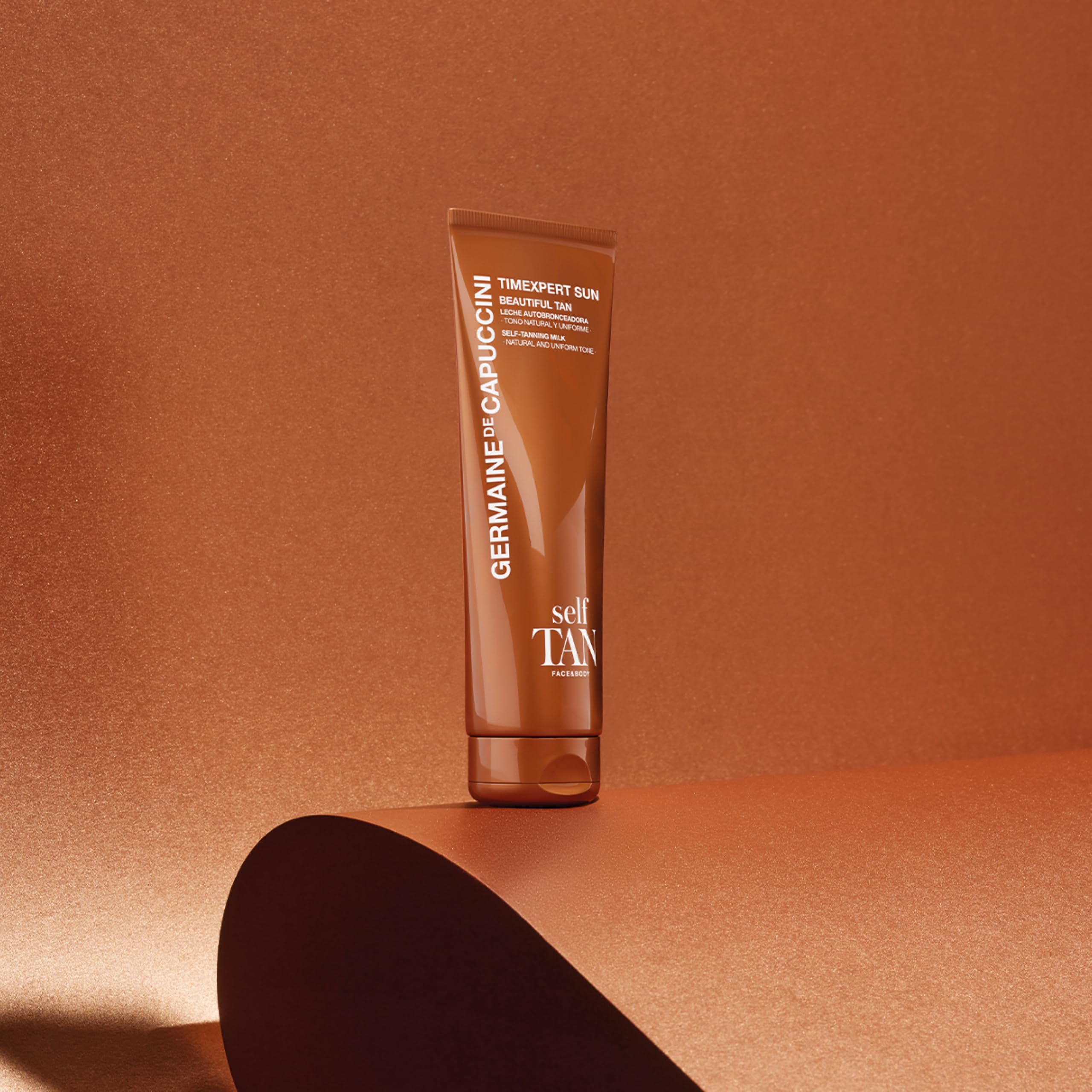 Germaine de Capuccini | Timexpert Sun - Beautiful Tan Leche Autobronceadora - Crema autobronceadora - tono bronceado natural - sin manchas ni trazos - 125ml