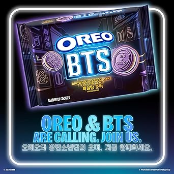 OREO BTS Sandwich Cookies, Limited Edition, 10.68 oz