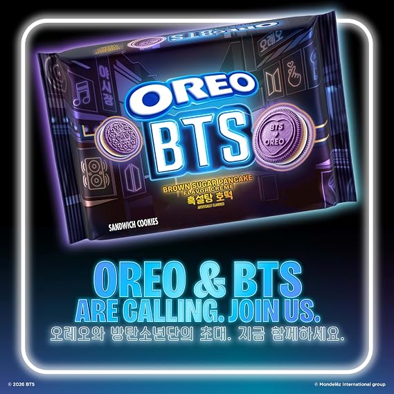 OREO BTS Sandwich Cookies, Limited Edition, 10.68 oz