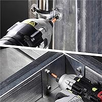 Vista 7 de toolant Juego de brocas hexagonales de impacto de 1/4 de pulgada, 10 piezas, juego de brocas Allen de vástago hexagonal de 1/4 pulgadas, acero S2