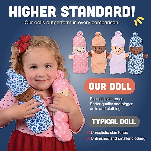 Miniatura 5 de Canasta de bebés MTC-13 de peluche Creative Minds juego de 6 unidades para todas las edades