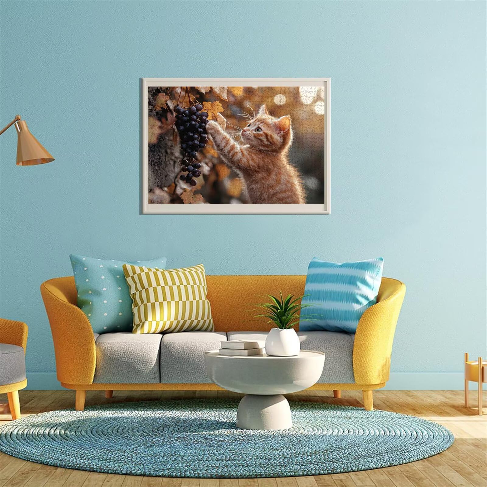 Puzzle Erwachsene 2000 Teile Katze Tier Educa Jigsaw für Kinder ab 8 Jahren Mädchen Jungen, Erwachsene Impossible Klassische Puzzles Schwer, Anspruchsvoll Spielspaß, Als Familienspiel 70x99cm t-666