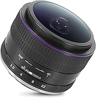 Vista 1 de Lente Sony E Mount 0256in f20 lente gran angular circular ojo de pez para cámara Sony Alpha sin espejo A6600 A6500 A6400 A6300 A6100 A6000 A5100