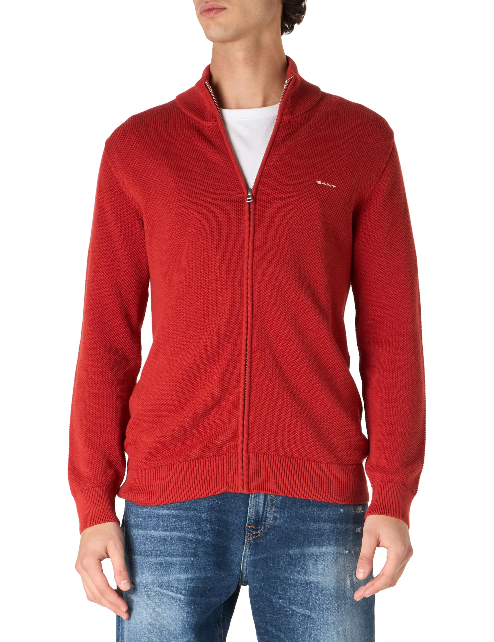 Cardigan homme en coton de qualité supérieure avec zip robuste - 4