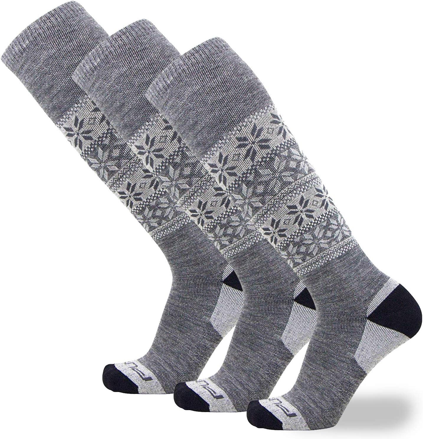 Pure Athlete Alpaca Ski Socks – Men Warm Wool Sock, Women Skiing, Snowboarding : Sports & Outdoors