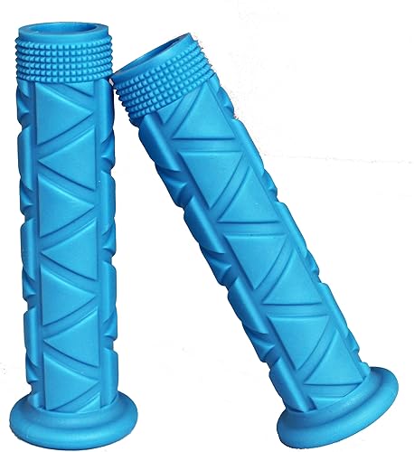 UFOR Trigono - Agarres de manillar estilo urbano, antideslizantes, de goma suave, MTB BMX, para bicicleta