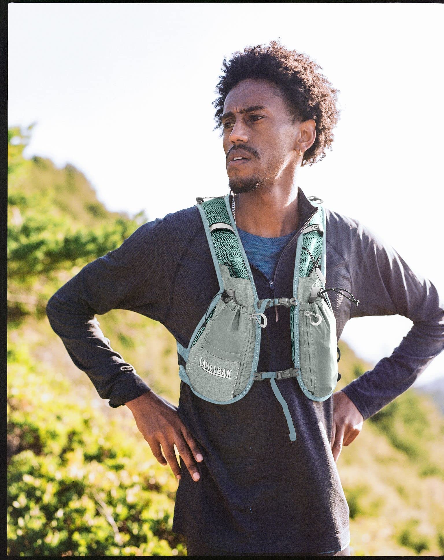 Camelbak Zephyr Pro 1L Worek nawadniający, Pigeon/Blue Surf