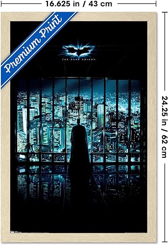 Miniatura 58 de Trends International DC Comics Movie - Póster de pared de una hoja de Batman VIew Of The City, 14.725 x 22.375 pulgadas, versión premium sin marco