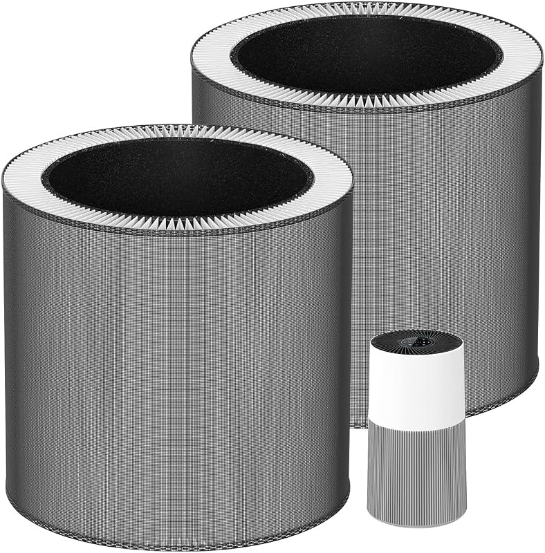 C610 Replacement Filter for Winix C610, 2 Pack | Compatible with Winix C610 air purifier. 3-in-1 activated carbon filter replaces part 1712-0121-00.