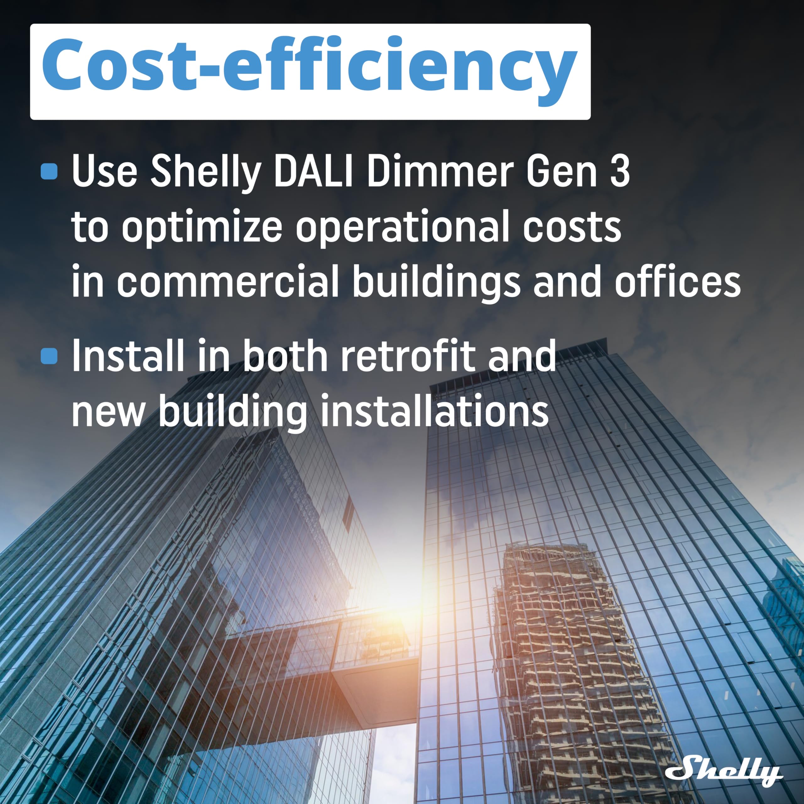 Shelly dali Dimmer Gen3, WLAN-LED-Steuergerät, Lichtnetzwerk, Integrierte Stromversorgung, KNX-Unterstützung, dali-Geräten nach Teil 207, Alexa und Google Home