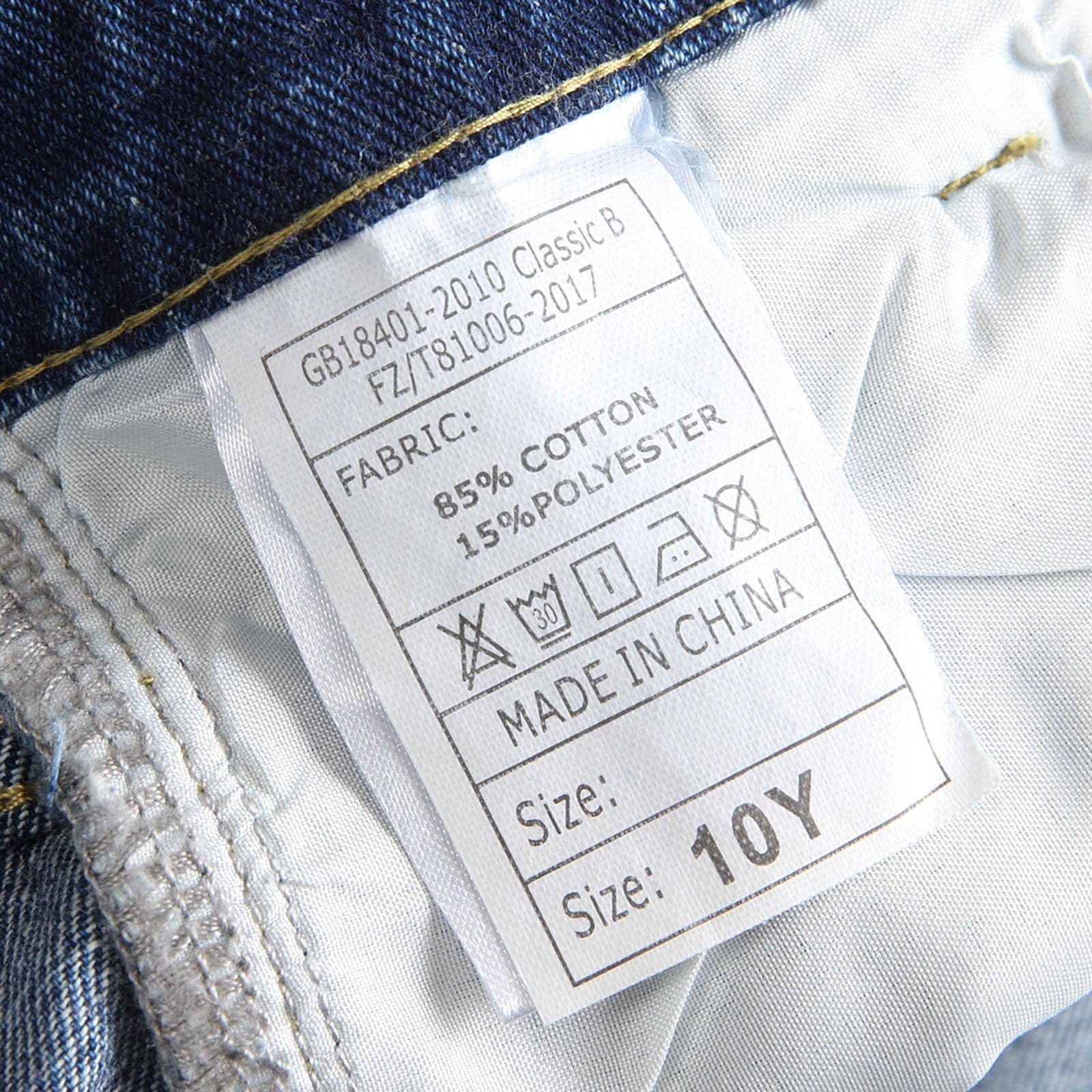 Genérico Jeans niño Pantalón Largo Infantil Vaquero Denim Roto Estilo Calle Casual cómodo Moda Juvenil Diario