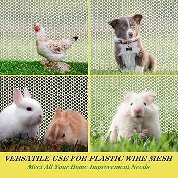 AlpineReach Plastic Wire Rigid Mesh 1.3ft X 30ft (15.7" X 360") Fence Roll - Ideal For Poultry, Dogs, Rabbit Barrier & Gardening - Durable Chicken Mesh - Versatile Fencing & Netting Solution