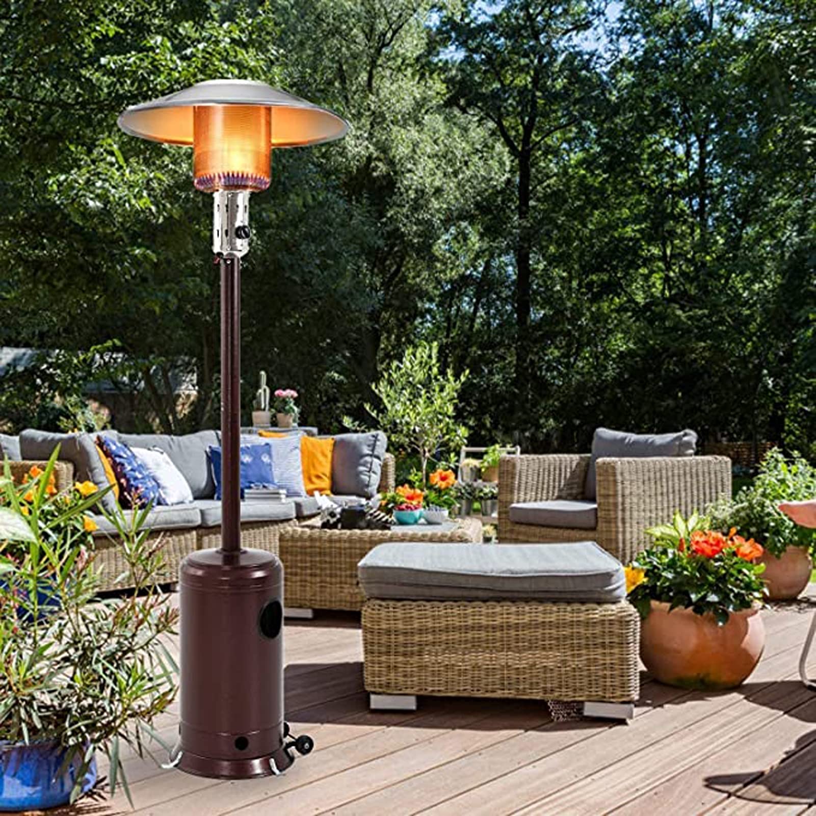 Outdoor Patio Nagrzewnica, Ogród Heavy Duty Propan Nagrzewnica zewnętrzna, Certyfikat CSA, najlepszy domowy gaz grzejnik zewnętrzny
