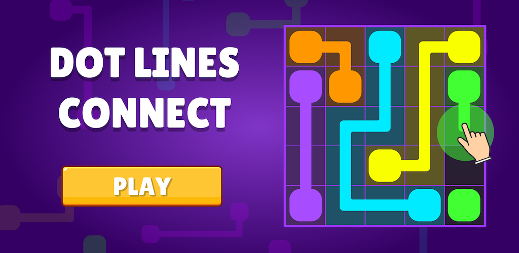 Point Connection Game Connect Dots - Draw Lines in Fun Puzzle Game - Link Pipe Color to Relax ...