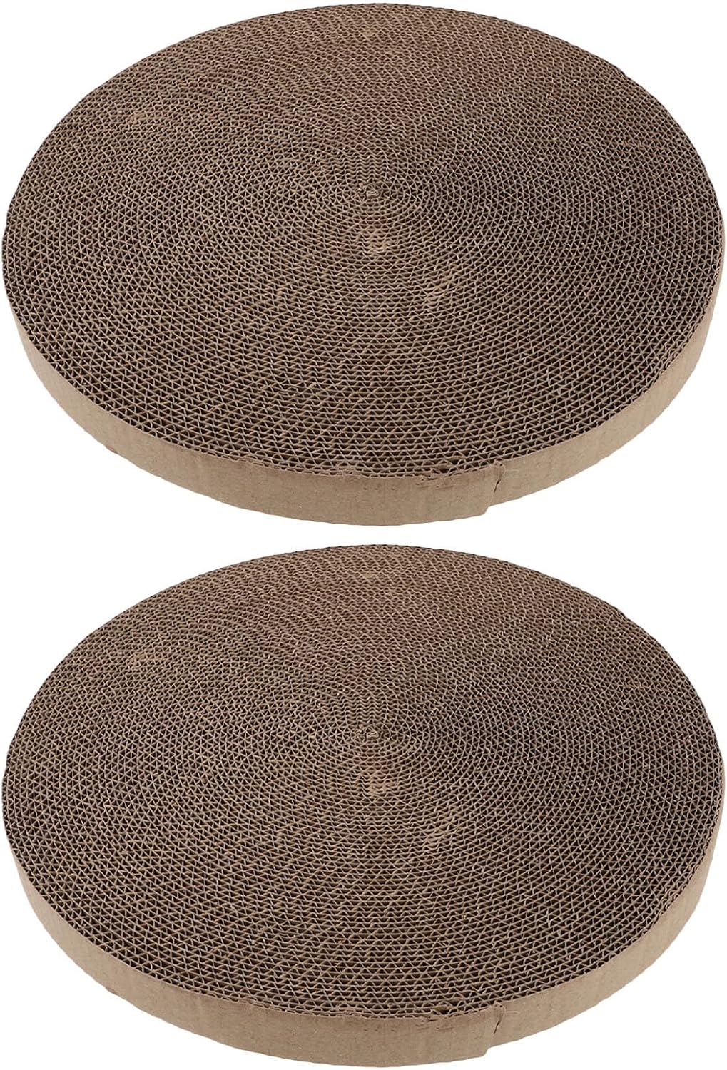 2pcs Pet Supplies Cat Scratcher Replacement Pads - 34cm Cardboard Cat Scratcher Pad - High-Density Corrugated Cardboard Scratch Protector Refills - Image 1 of 6