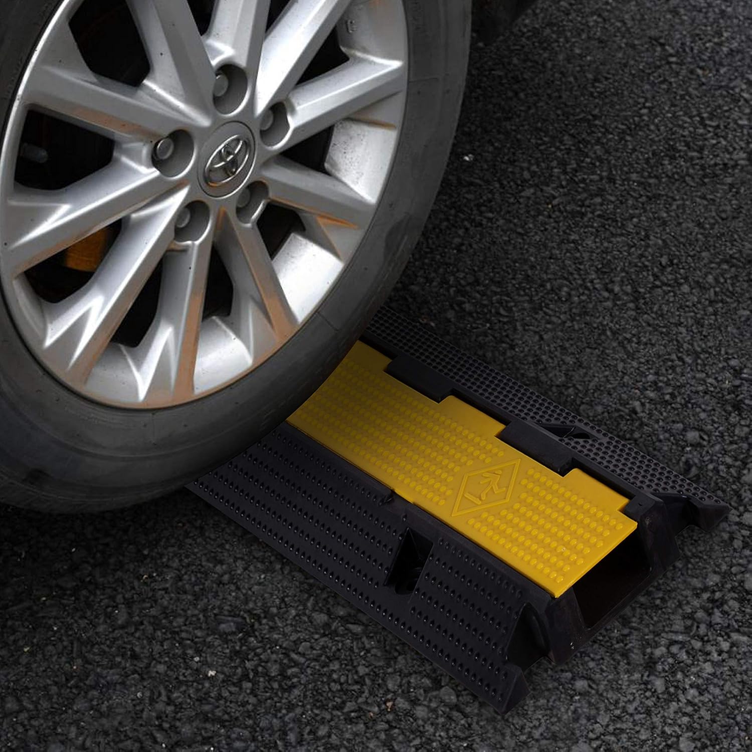 40% Off Discount F COME 2 Pack Rubber Cable Ramp Hose Cable Protector Ramp 3 Channel 22000Lbs Load Capacity Traffic Speed Bump Wires Power Lines Extension Cord Cover for Indoor Outdoor Product Deal F COME 2 Pack Rubber Cable Ramp Hose Cable Protector Ramp 3 Channel 22000Lbs Load Capacity Traffic Speed Bump Wires Power Lines Extension Cord Cover for Indoor Outdoor