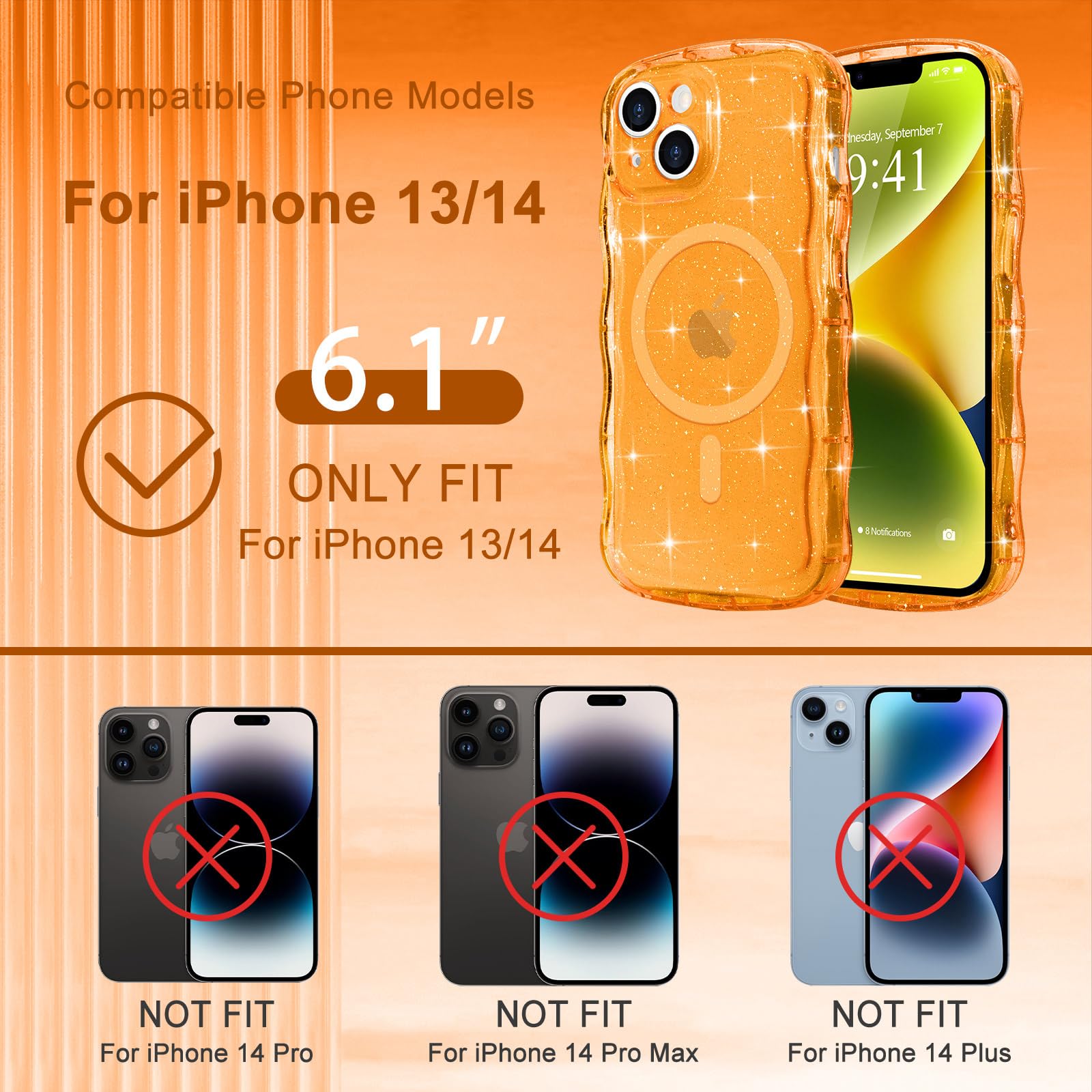 Amazon.co.jp: Pepmune iPhone 14/iPhone 13用 ケース MagSafe対応
