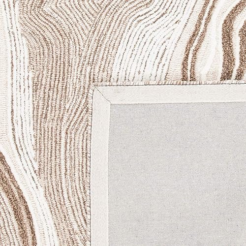 Miniatura 6 de SAFAVIEH Fifth Avenue Collection FTV121B - Alfombra moderna hecha a mano de lana moderna de mediados de siglo, 2 pies 3 pulgadas x 8 pies,