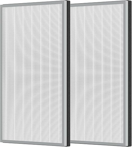FCFMY Paquete de 2 filtros de repuesto 3 en 1 de carbono HEPA HE601 para purificador de aire Shark 6 (HE601 y HE602) # de pieza HE6FKPET