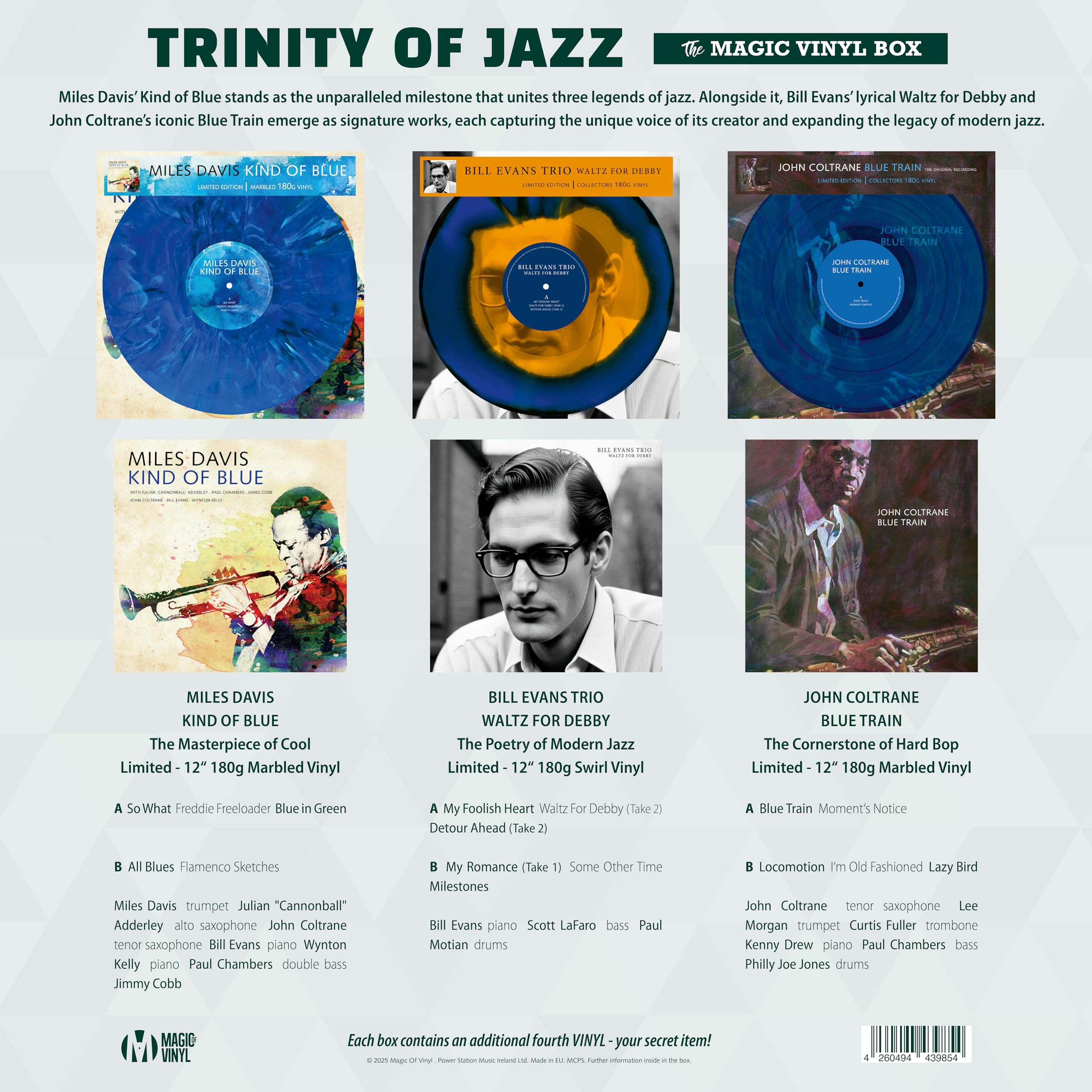 Trinity Of Jazz einzigartig und limitiert - Top Geschenk!