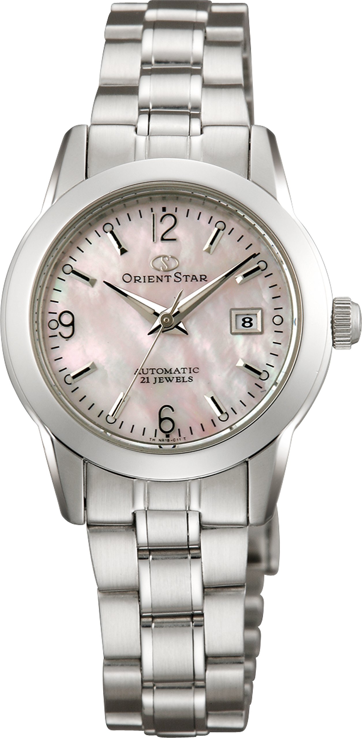 [オリエントスター]ORIENT STAR 自動巻き腕時計 機械式 日本製 国内メーカー保証付2年付 WZ0411NR レディース ホワイト シルバー