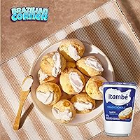 Vista 1 de Requeijão Itambé by Brazilian Corner Queso crema Itambe para untar 7.05 onzas con queso mozzarella Requeijao Tradicional Cremoso com Queijo