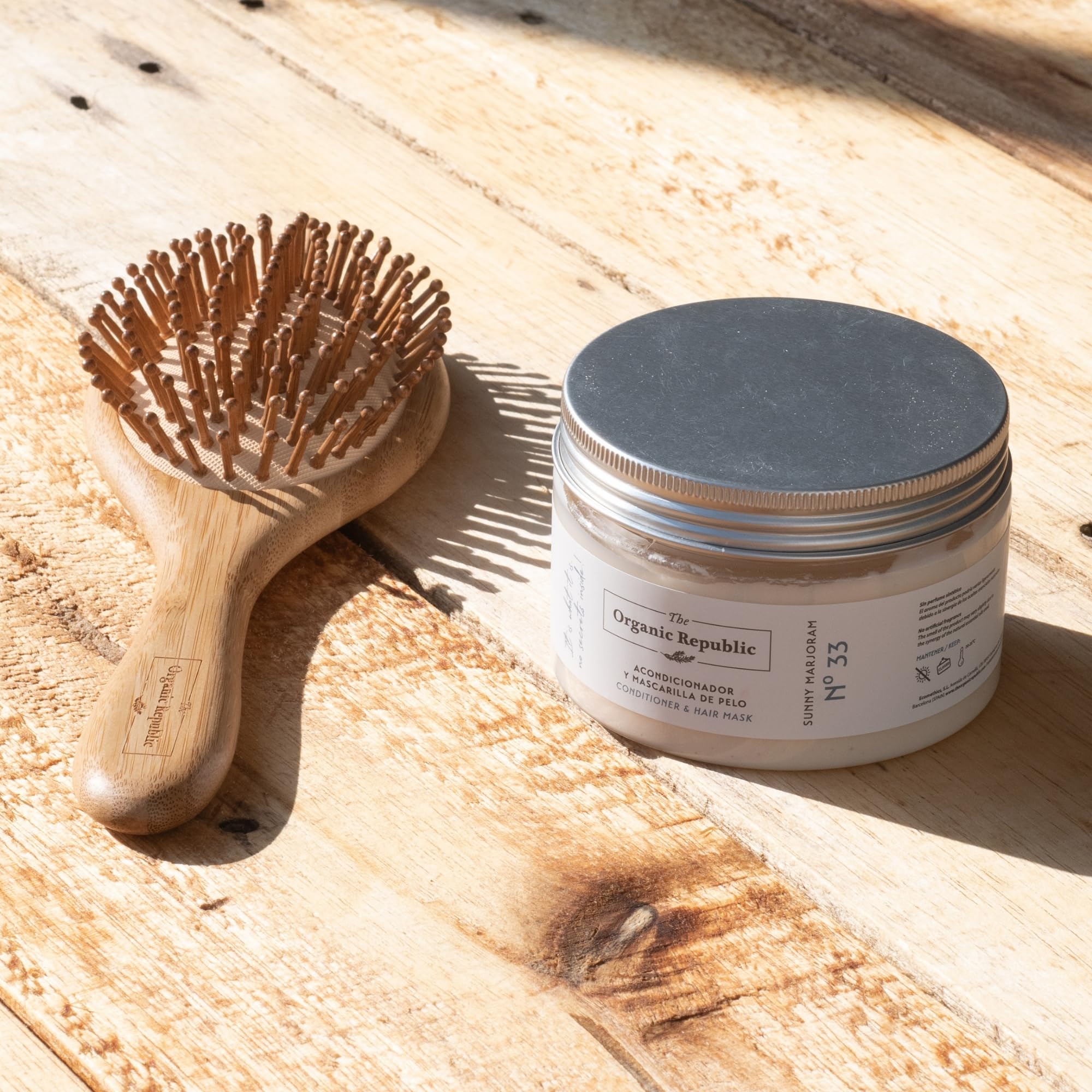 Mascarilla Capilar y Acondicionador Natural, Mascarilla para Pelo Seco Sin Siliconas, Sulfatos ni Parabenos, Nutre en Profundidad y Combate el Encrespamiento, 250ml
