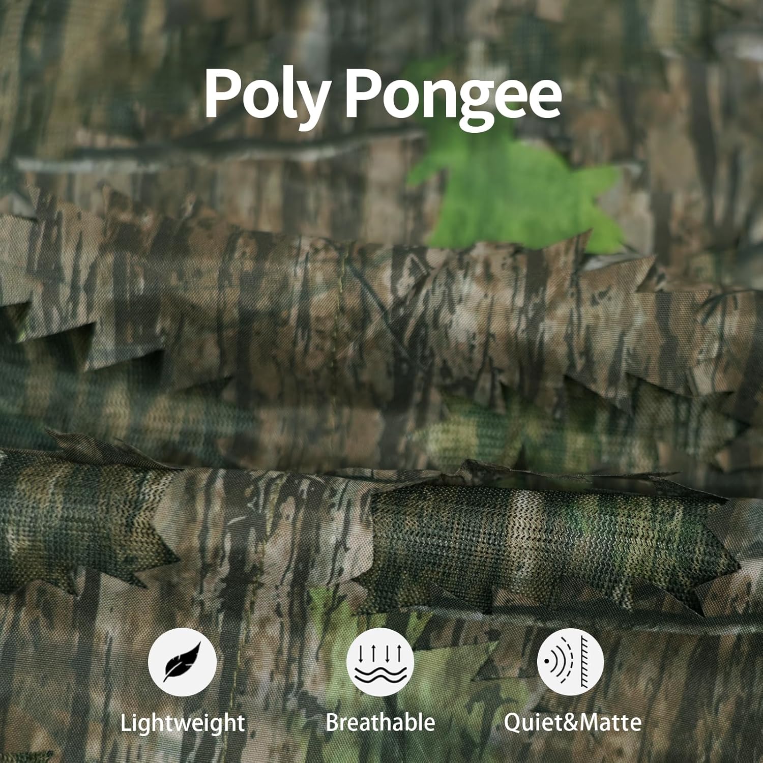 LOOGU Hunting Ghillie Suit, 3D Leafy Camo Suit Military and Shooting Accessories Tactical Gear Clothing