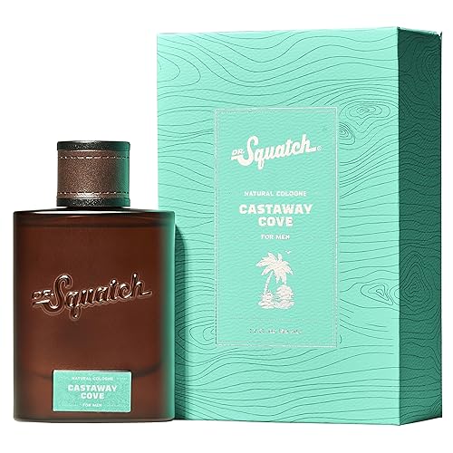 Dr. Squatch Colonia Natural para Hombre - Fragancia de Bergamota, Lavanda y Vainilla Inspirada en Coconut Castaway - Ingredientes de Fuentes