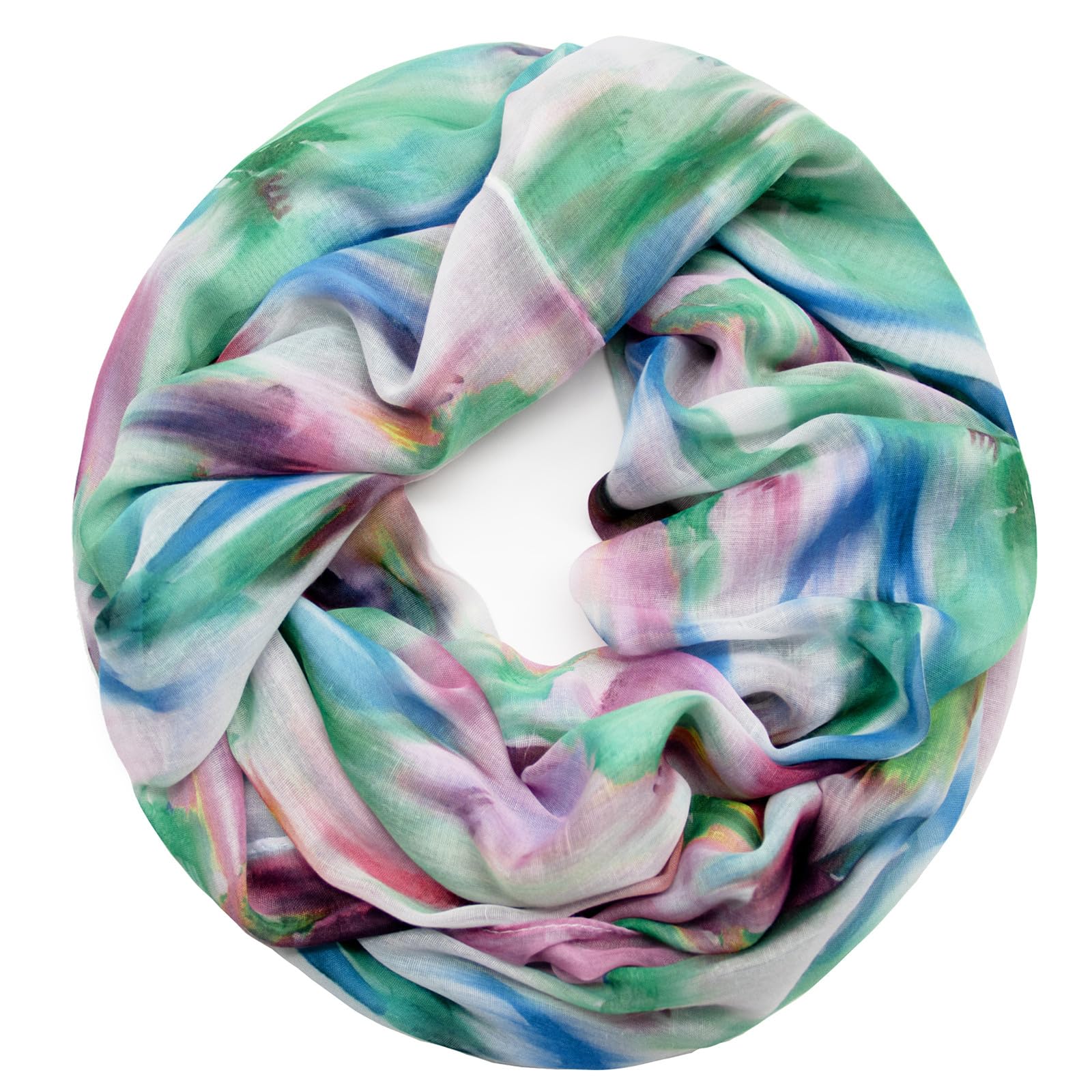 GLAMEXX24 Sciarpa Tubolare Donna Lunga Infinita – Foulard Circolare Per Tutte Le Stagioni – Lavabile In Lavatrice – Regalo Di Natale, Compleanno - 3