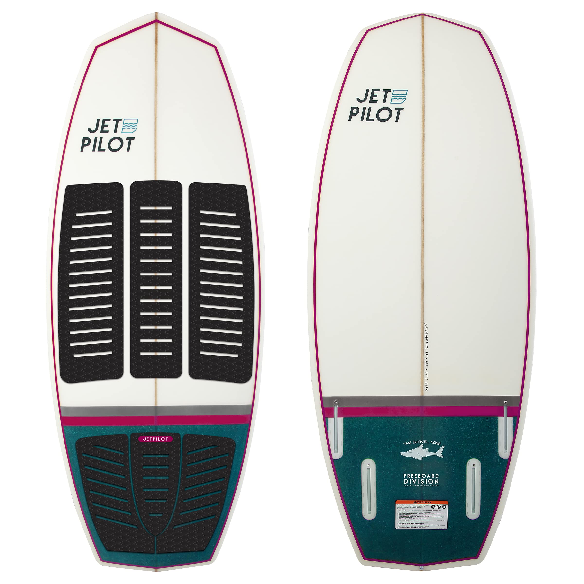 Jet Pilot Shovel Nose-Wake Surfboard (4ft-7in)