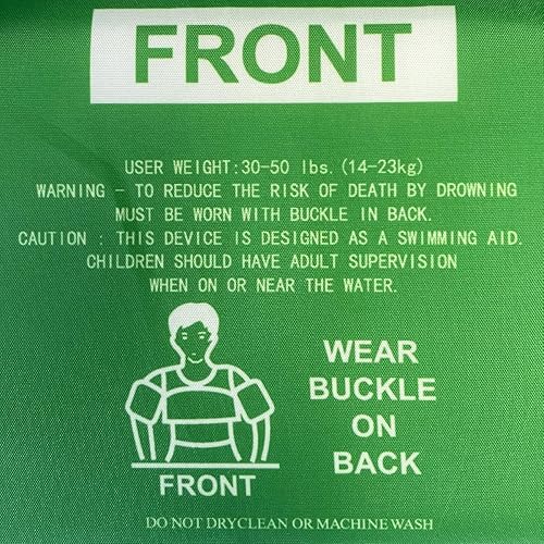 Miniatura 12 de AmazeFan Chaleco salvavidas de natación para niños, para piscina, flotadores de ayuda para nadar, chaleco de natación con bolsa de almacenamiento