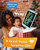 Vista 7 de KOKODI Tableta de escritura LCD, regalos para niños y niñas de 3 años, tablero de dibujo de 10 pulgadas, tablero de garabato colorido, tableta